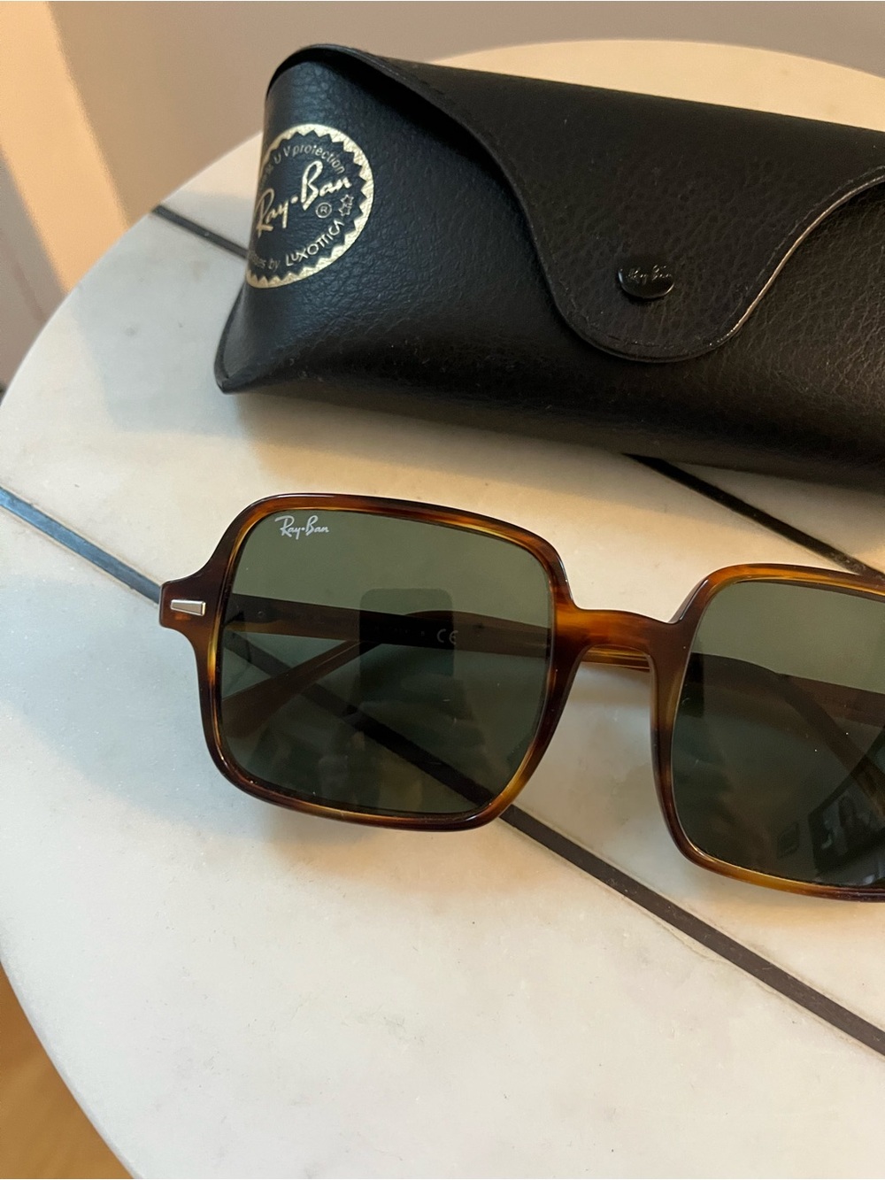 Ray-Ban Square II Sunglasses in Tortoiseshell